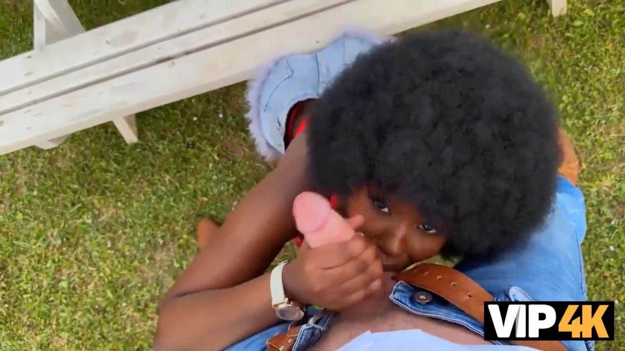 Seduced by a stunning ebony beauty for her outstanding debt porn video