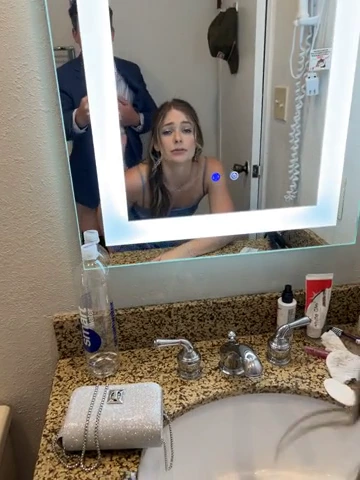 Bridesmaid's naughty escapade: a steamy, amateur blowjob scene porn video